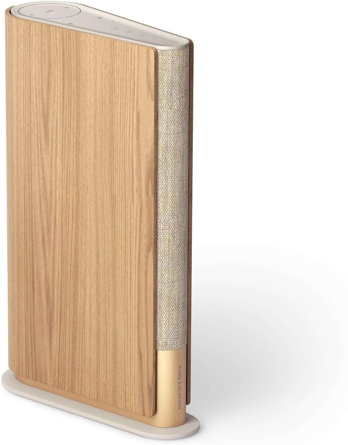 Bang & Olufsen Beosound Emerge - Enceinte Design Étagère de Maison Connectée Bluetooth et WiFi, Un Son Étonnamment Puissant, Certifiée Cradle to Cradle - Gold Tone