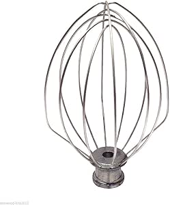 Kitchenaid 18.5cm Authentic Professional Bowl Lift Stand Mixer 5qt Whisk (Not Craft)/Food Processor WPW10731415 - Image 1