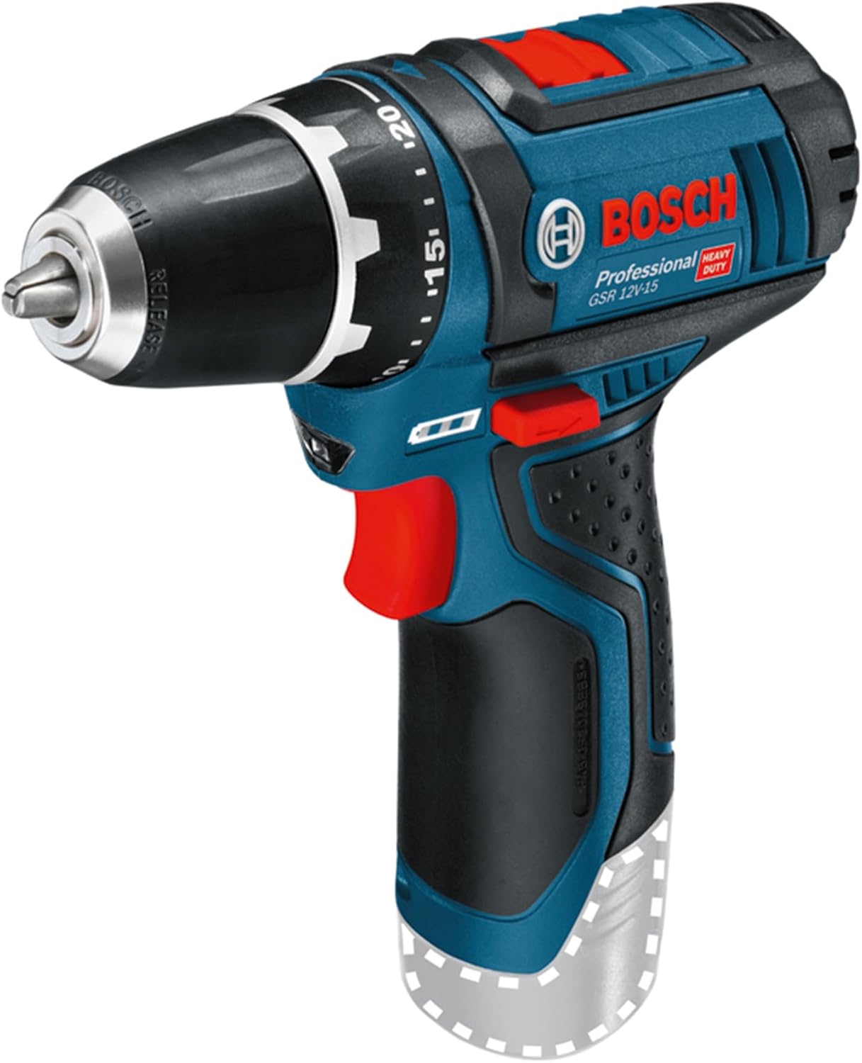 Bosch Professional 12V System perceuse-visseuse sans-fil GSR 12V-15 (sans batterie ni chargeur) - Image 1