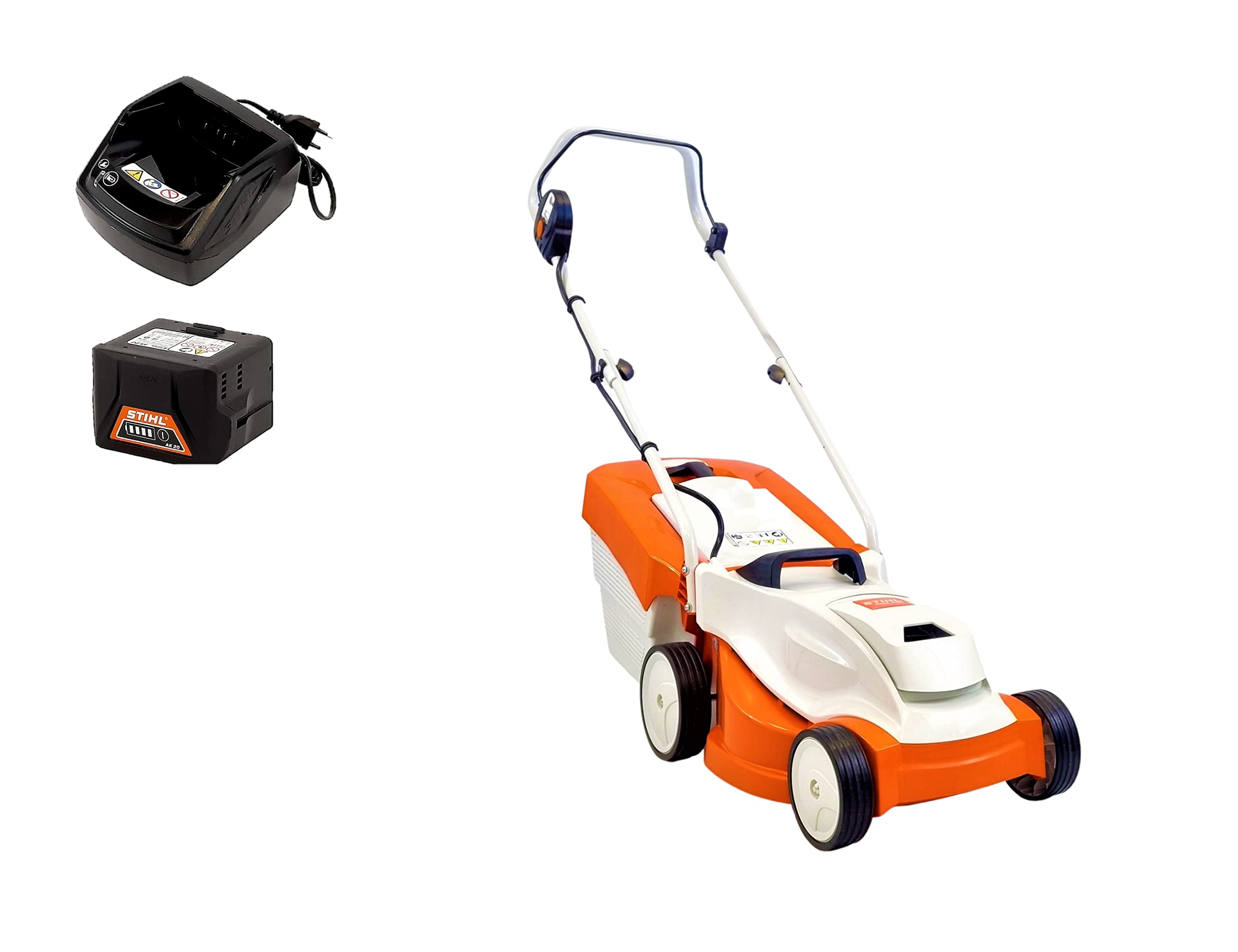 Stihl RMA 235 Cordless Lawnmower Set with AK20 Battery and AL101 Charger (63112000010) - Image 1