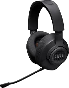 JBL Quantum 360 Wireless Over-Ear Gaming Headset, Dual 2.4GHz Bluetooth Connection, 22H Battery Life, Detachable Mic, Multi-Platform Compatible, Black - Image 1