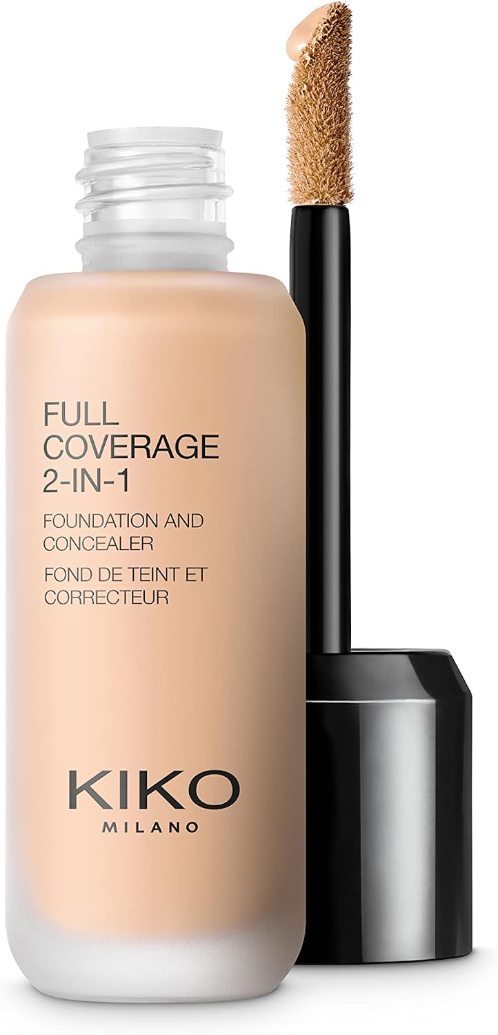 KIKO Milano Full Coverage 2 In 1 Foundation & Concealer N15, Fond De Teint/Correcteur 2 En 1 À Couvrance Élevée - Image 1