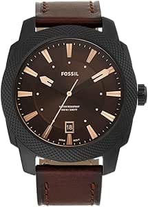 FOSSIL Men's Machine Watch, Case Size 42mm, Chronograph Quartz Movement, Stainless Steel Strap