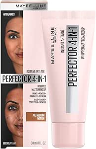 Maybelline New-York 4-in-1 Multi-Use Mattifying Complexion Perfector Instant Anti-Age Perfector Foundation - Shade : 03 Medium - Capacity: 30 ml - Image 1