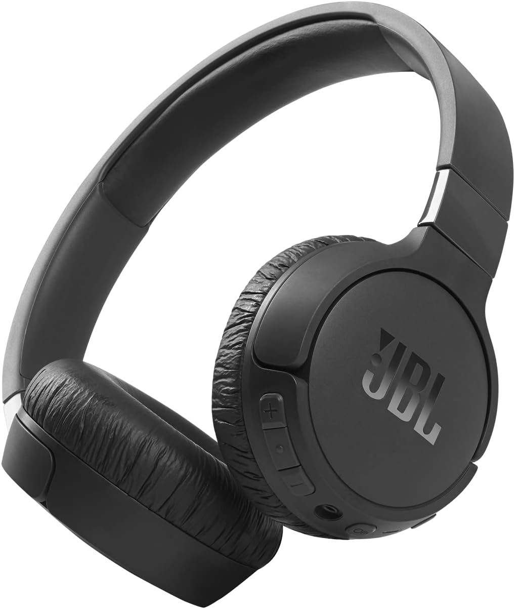 JBL Tune 660NC – Casque Bluetooth sans fil pliable – Avec son JBL Pure Bass et suppression active du bruit – Jusqu'à 44 heures d'autonomie – Couleur : Noir - Image 1