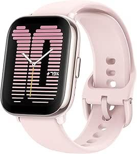 Amazfit Active 42 mm Smartwatch for Women, Men, Smartwatch, Amazon Alexa, 14 Days of Battery Life, GPS, Bluetooth Calls, 1.75 Inch AMOLED Display, 5ATM Waterproof, Sports Watch for iOS Android - Image 1