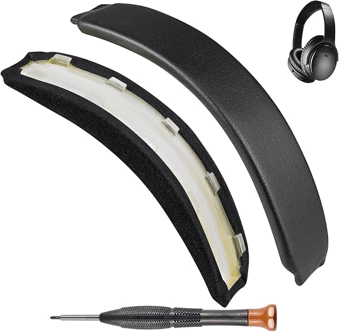SOPROM Replacement Headband for Bose QC35 & QuietComfort 35 II (QC35 II) Headphones (Black) - Image 1
