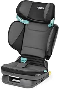 Peg Perego Viaggio Flex ISOFIX Car Seat with Advanced Technology, Reclinable, Foldable, Reinforced Backrest, for Children from 100 to 150 cm (3-12 Years), 15-36 kg, Crystal Black