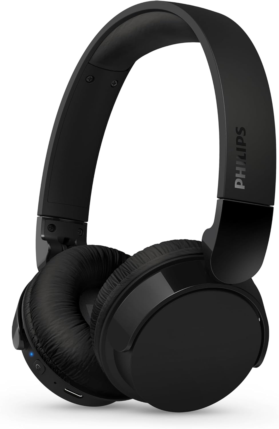 Philips TAH4209BK Casque sans Fil Supra-aural Bluetooth léger, Isolation phonique Passive, 55 Heures d’autonomie, Son Naturel, appels clairs, Basses dynamiques, Recharge en 2 Heures Via USB-C - Noir - Image 1