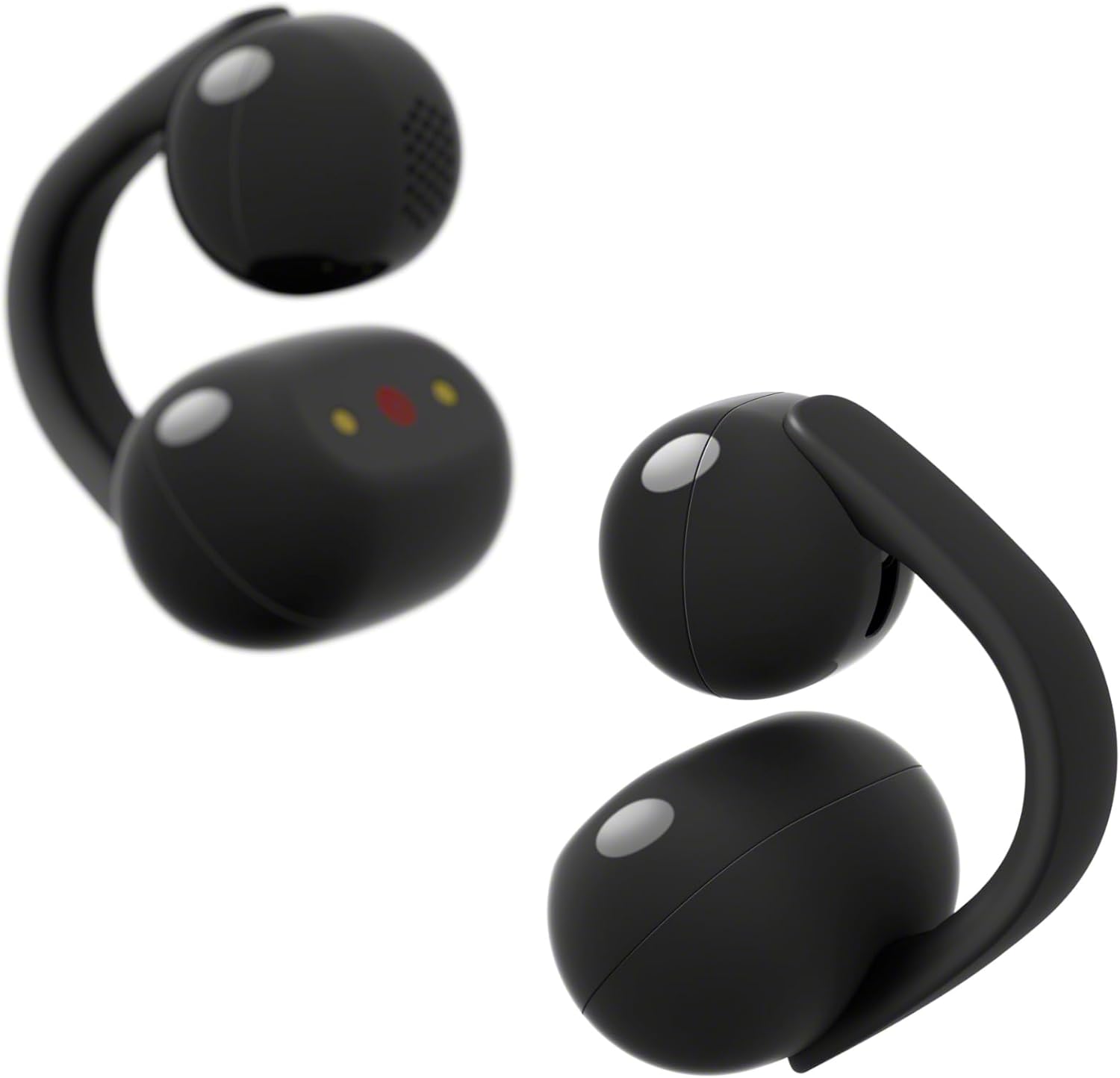 Écouteurs Sony LinkBuds Clip à Oreilles Libres, Conception Confortable à Clipser, 3 Modes d'écoute et Son Riche, Assistant Vocal IA, Commande par tapotement, iOS et Android – Noir - Image 1
