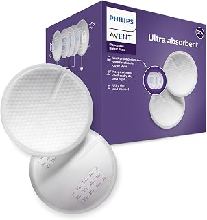 Philips Avent 60 coussinets d'allaitement jetables - jour et nuit (modèle SCF254/61) - Image 1