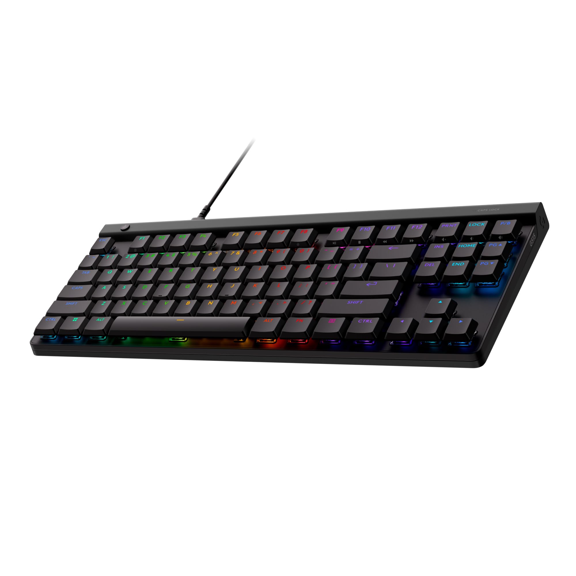 Logitech G G515 TKL Corded Gaming Keyboard (French Layout) – Black - Image 1