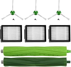 MIRTUX Accessory Pack Compatible with Roomba E5 E6 i1 i3 i3+ i7 E5154 E5158 J7 Complete Replacement Parts Kit Includes Side Brushes, Filters and Replacement Puller Rollers - Image 1