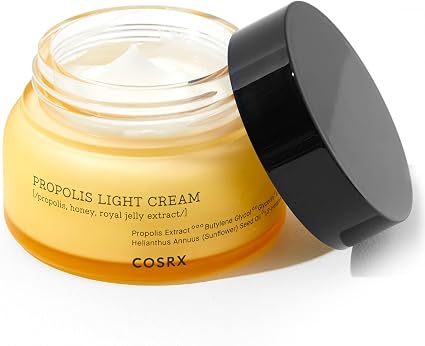 COSRX Full Fit Propolis Light Cream, 2.19 Fl.oz / 65 ml, Propolis 64.5%, Daily Moisturizer Day & Night, Not Tested on Animals, Paraben Free, Korean Skincare - Image 1