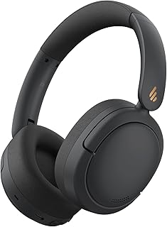 W800BT Pro Hybrid Active Noise Reduction Wireless Headphones - High Resolution Sound - AI Noise Cancelling Calls - 45 Hours Playtime - Fast Charging - Foldable - Bluetooth 5.4 - Black - Image 1