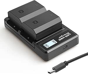 2 x NP-FZ100, 2280mAh USB LED Battery Charger for Sony Alpha A7III A7IV A7RIII A7R3 A7R IV A7C A7S,7III 7IV 7RIII 7R3 7R IV 7C 7S α7C,6700 6600 A6700 A6600 A9 A9R A9S 9 9s 9r - Image 1