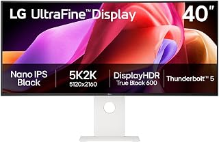 LG UltraWide™ 40U990A-W.AEU Ecran PC Ultra Large 40" - Dalle IPS résolution WUHD (5120x2160), 5ms GtG 120Hz, DisplayHDR™600, DCI-P3 99% (CIE1976), FreeSync Premium - Image 1