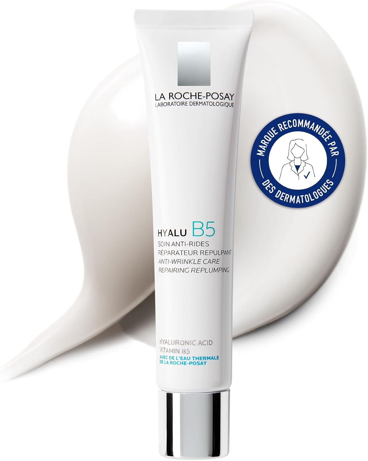 La Roche-Posay - Hyalu B5 - Anti-wrinkle Face Care - Face Cream enriched with Hyaluronic Acid and Vitamin B5 - Anti-wrinkle cream that strengthens the skin barrier - For all skin types - Image 1
