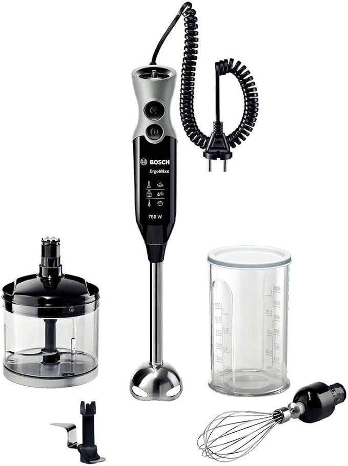 Bosch Household Appliances MSM67170 Hand Blender, 750 Watts, Black - Image 1