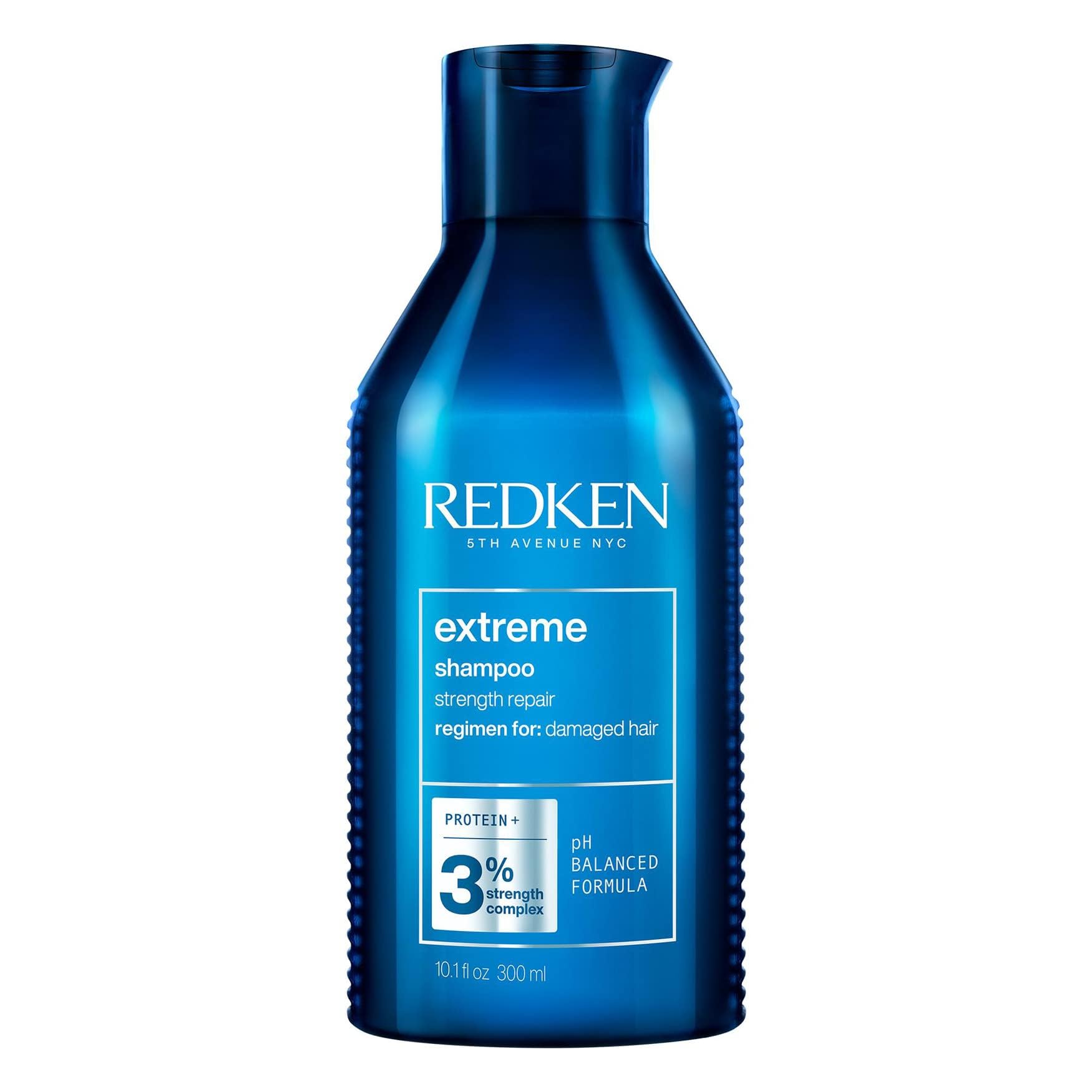 REDKEN, Shampoing Fortifiant pour Cheveux Abimés, Riche en Protéines, Extreme, 300 ml - Image 1