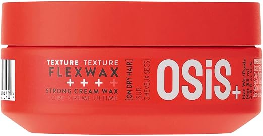 Schwarzkopf Professional OSiS Flexwax Styling Wax Cream Reshaping Wax Texturizing Natural Shine Strong Hold 85ml - Image 1