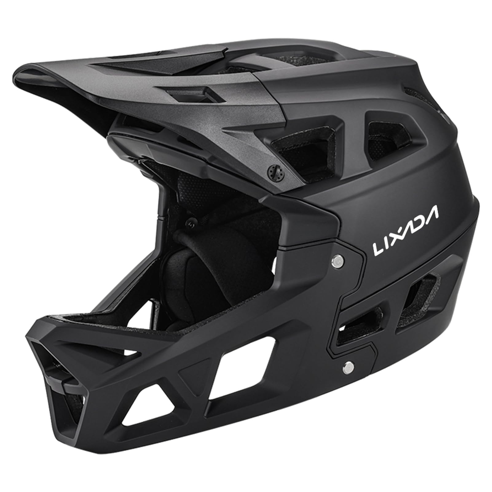 Lixada Adult Full Face Mountain Bike Helmet, Downhill Racing Helmet, Mountain Bike Helmet for Men/Women, Adult Mountain Bike Helmet with 31 Vents, Head Circumference 23-24 inches. - Image 1