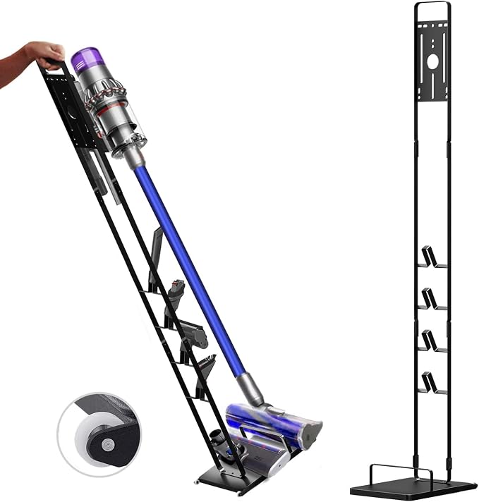 Foho Holder for Dyson Gen5 V15 V12 V11 V10 V8 V7 V6 Vacuum Cleaner Accessory Holder Organizer Metal with Wheels - Image 1