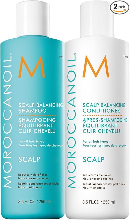 Shampooing pour l’équilibre du cuir chevelu et Après-shampooing pour l’équilibre du cuir chevelu Moroccanoil - Image 1