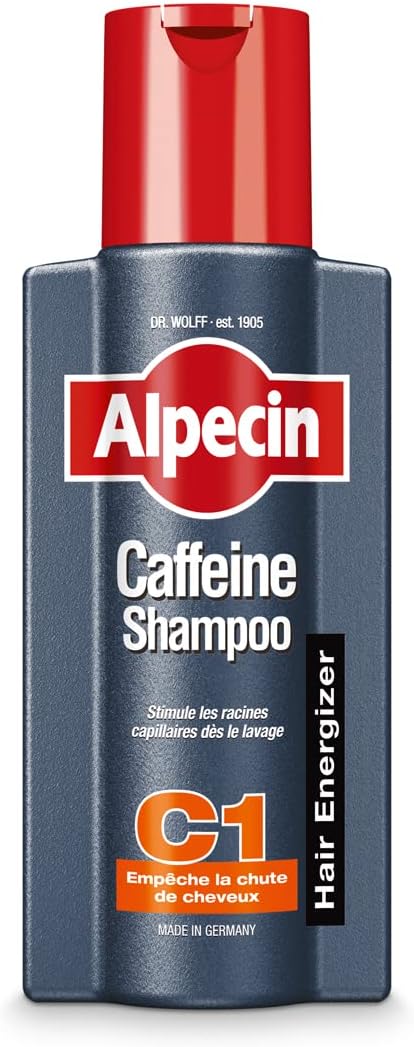 Alpecin Caffeine Shampoo C1 250ml | Prevents & Reduces Hair Loss | Natural Hair Growth Shampoo For Men - Image 1