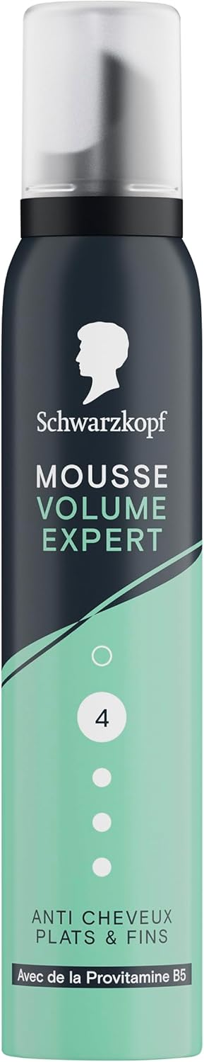 SCHWARZKOPF, Mousse Volume Aérien, Anti cheveux plats et fins, Formule avec de la provitamine B5, Végane, Sans silicone, Fixation Forte, Tenue longue durée, Volume et souplesse, 200ml - Image 1