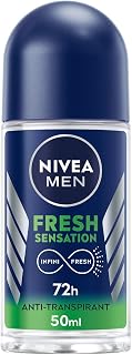 NIVEA MEN Déodorant Bille Fresh Sensation (1 x 50 ML), Déodorant Homme fraîcheur 72 h, Anti-Transpirant parfumé Longue durée à la Formule INFINIFRESH Unique - Image 1
