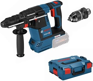 Bosch Professional 18V System perforateur sans-fil GBH 18V-26 F (avec poignée auxiliaire, butée de profondeur, chiffon, mandrin interchangeable SDS plus, L-BOXX) - Image 1