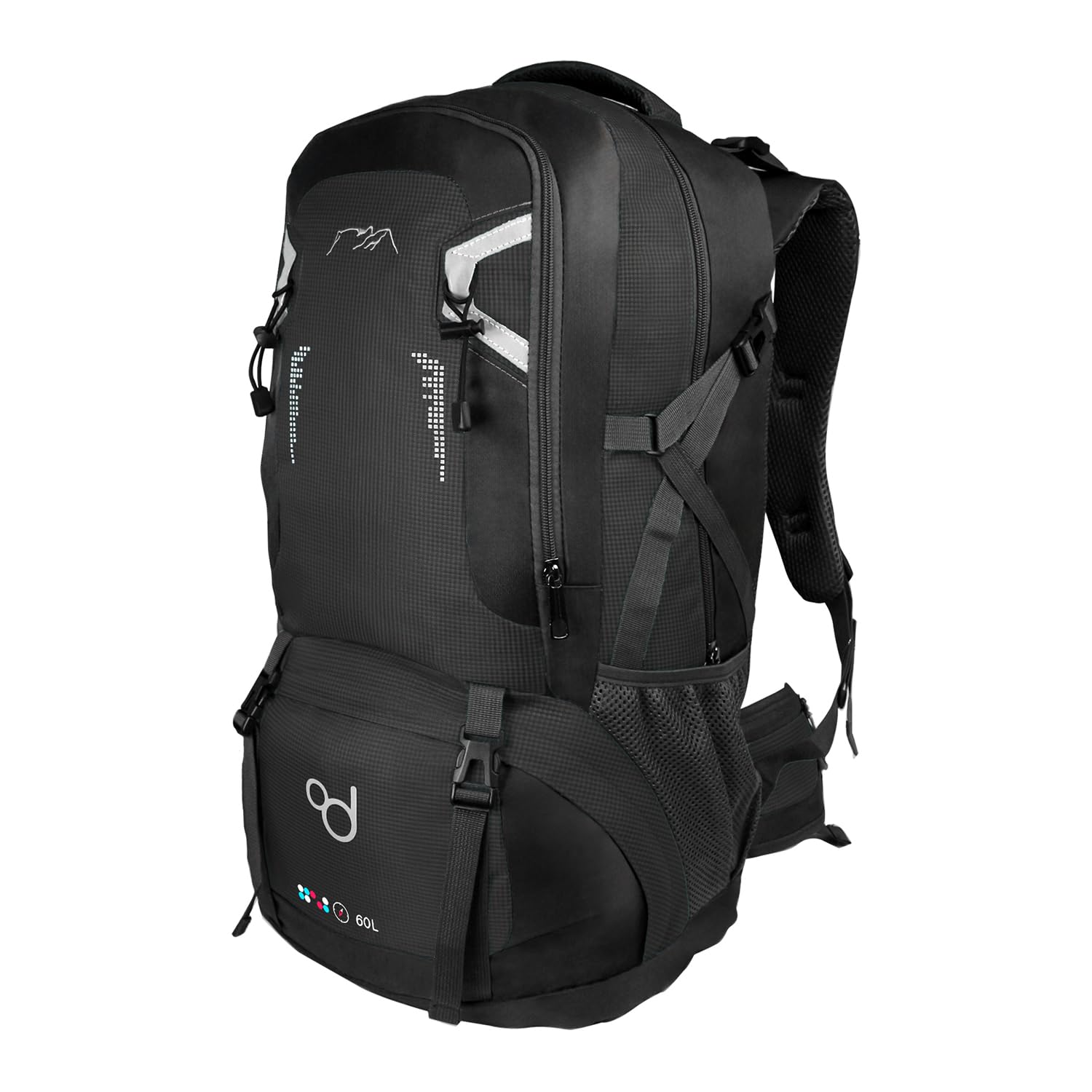 OcioDual Sac a Dos Randonnee 60L, Sac Randonnée, Voyage Imperméable Léger, Sac de Voyage Cabine Pliable, Sac a Dos Homme Montagne Trekking, Kit Survie Guerre - Image 1