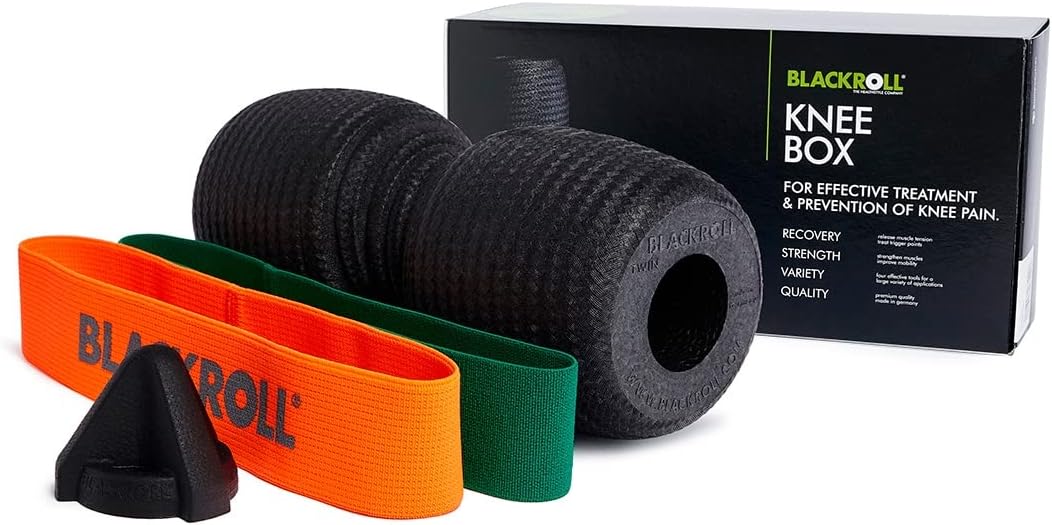 BLACKROLL® Knee Box Knee Support with Online Training - Support and Preventative for Knee Pain - Image 1