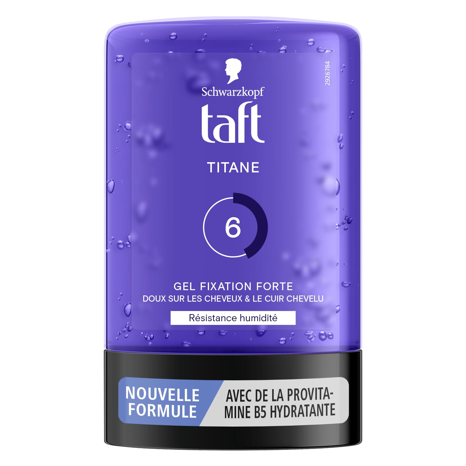 Taft - Schwarzkopf - Styling Tube Gel - Titanium Gel - Moisture Resistance - Strong Hold - Gentle on Hair - Long Lasting Hold - No Sticky Effect - Formula Provitamin B5-300ml - Image 1