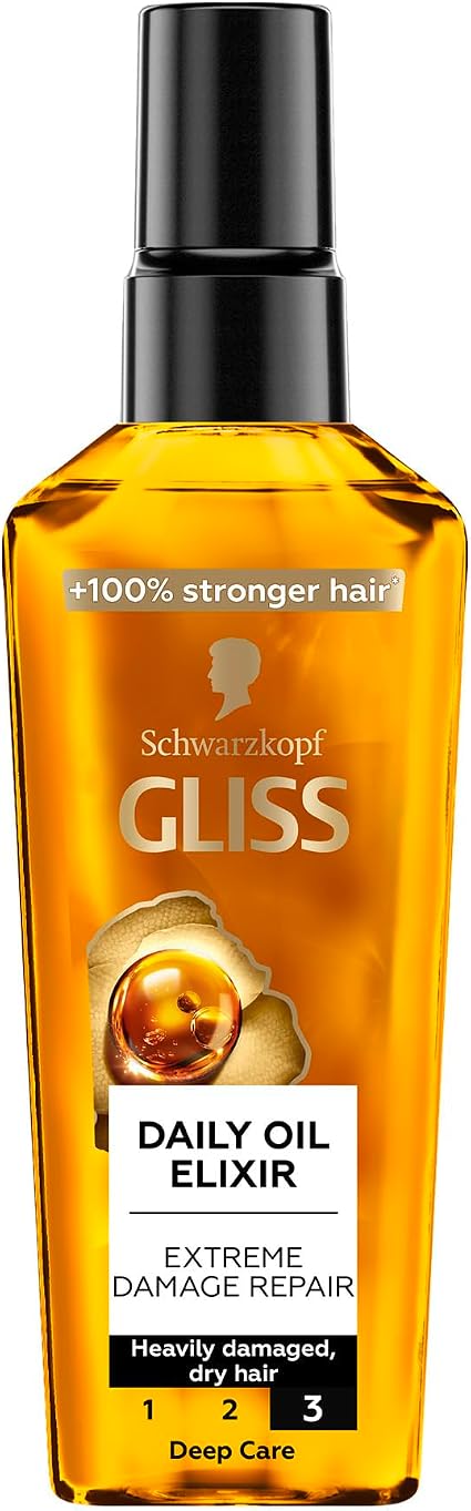 Schwarzkopf - Hair Elixir Oil for Daily Use with Argan Oil and Vitamin E 75 ml - Image 1