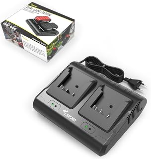 Chargeur Double 18 V pour Batteries Bosch Professional, remplace Les modèles Gal 18V-40, GAL18-80 Gal 18V-160, Gal 18V6-80, Compatible avec Les Batteries Bosch GBA/Core/ProCORE 18V - Image 1