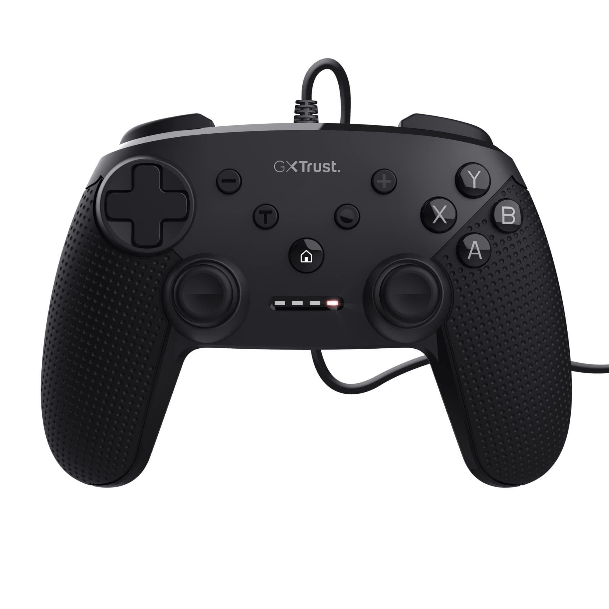 Trust Gaming GXT 541 Muta Manette PC Gamer Filaire, 75% Matériaux Recyclés, Câble USB 3m, 15 Boutons, Retour de Vibration, Joystick Gamepad pour Ordinateur, Portable, Jeux, Windows 10 / 11