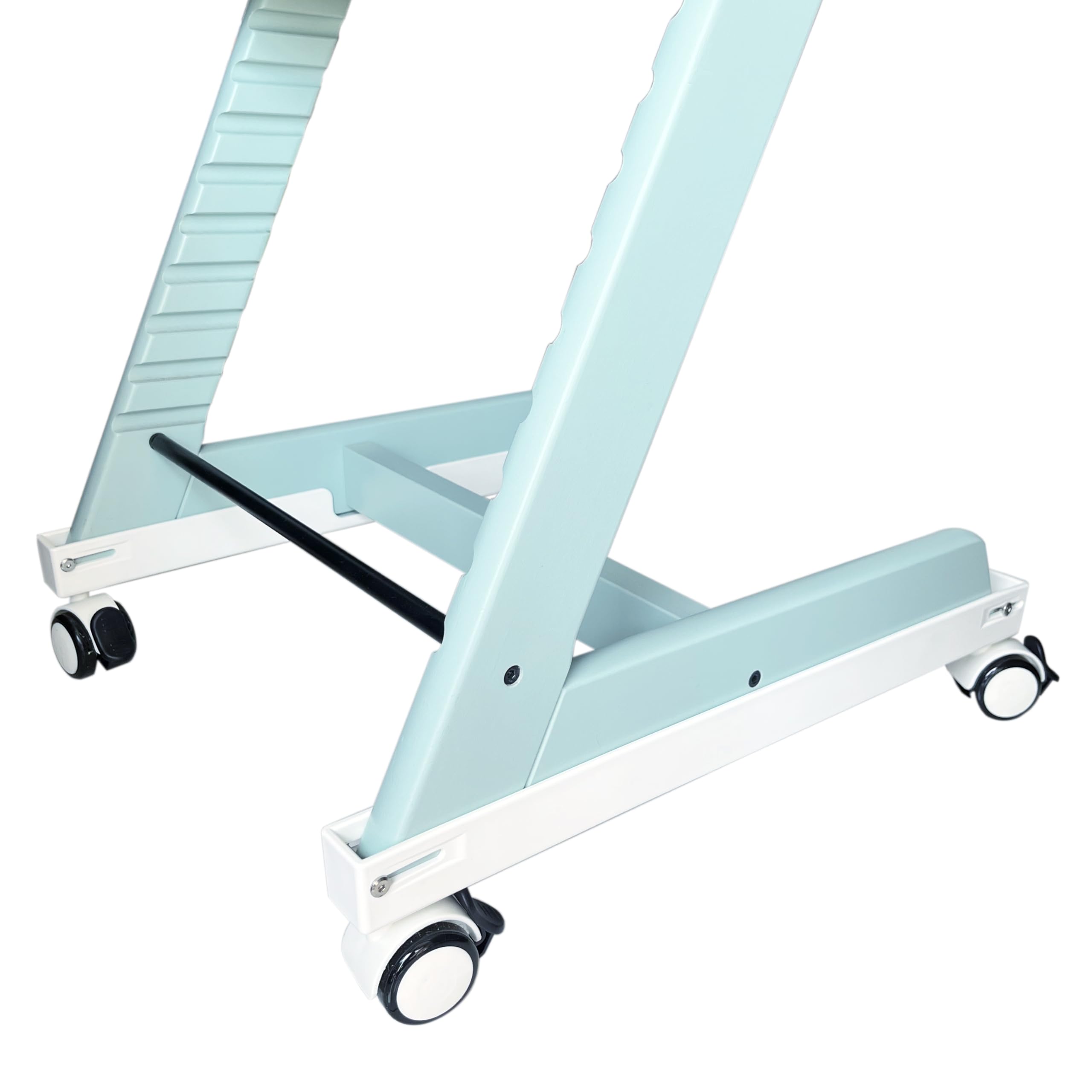 Wheels Compatible with Stokke Tripp Trapp High Chair, with Safety Locks, 360° Rotation, Quiet Casters, Convenience, No Drilling Required, No Damage Your Chair - Image 1