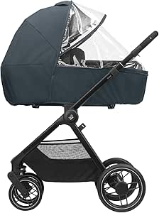 Maxi-Cosi Rain Cover for Pushchairs, Rain Cover for Carrycot, Ventilated, Front Window, Easy to Attach to Maxi-Cosi Pushchairs and Carrycosis, Transparent - Image 1