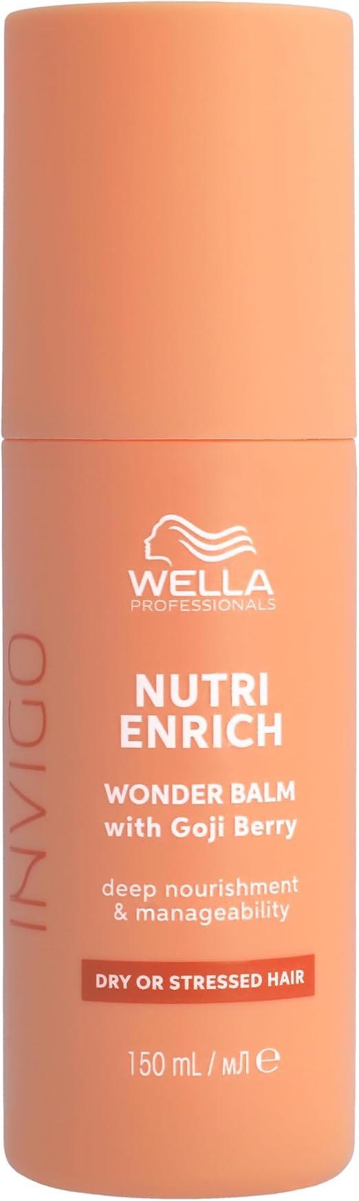 Wella Professionals Invigo Nutri Enrich Wonderful Crème nourrissante et anti-frisottis et baume Wonder – Restaure les cheveux secs et abîmés - Image 1
