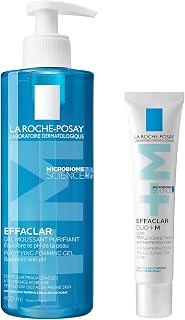 Effaclar Anti-Blemish Routine | Purifying Foaming Gel 400ml & Triple Correction Care 40ml | For oily skin with acne tendency | Cleanses, soothes & reduces blemishes - Image 1