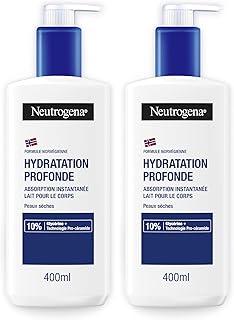Deep Hydration Body Lotion (400ml pump bottle) – Fast absorbing body lotion for dry skin – Body care with 10% glycerin and pro-ceramide technology - Image 1