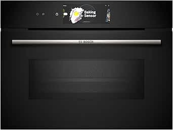 Bosch CMG778NB1 Series 8 Compact Oven with Microwave Function 60 x 45 cm Black
