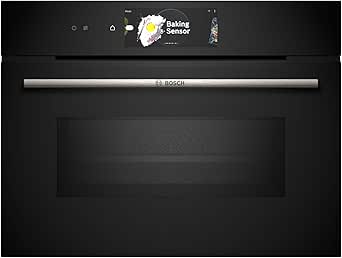 Bosch CMG778NB1 Series 8 Compact Oven with Microwave Function 60 x 45 cm Black - Image 1