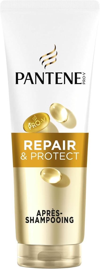 Pantene Pro-V Repair & Protect Conditioner 230ml for Fragle, Dry & Damaged Hair, Light Daily Conditioner, No Greasy Finish, Pro-Vitamin B5 Complex and Nutrients - Image 1