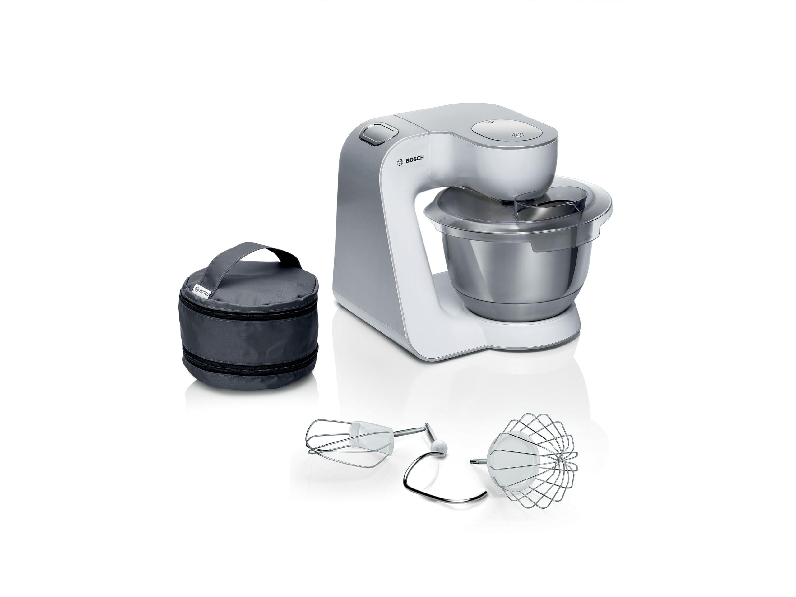 BOSCH MUM58200 Series 4 - 1000 W Pastry Processor, White, Silver - Image 1