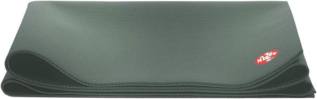 Manduka Pro Travel Yoga Mat 2.5mm Thick Lightweight Non Slip Non Toxic Eco Friendly - 180cm - Black Sage - Image 1