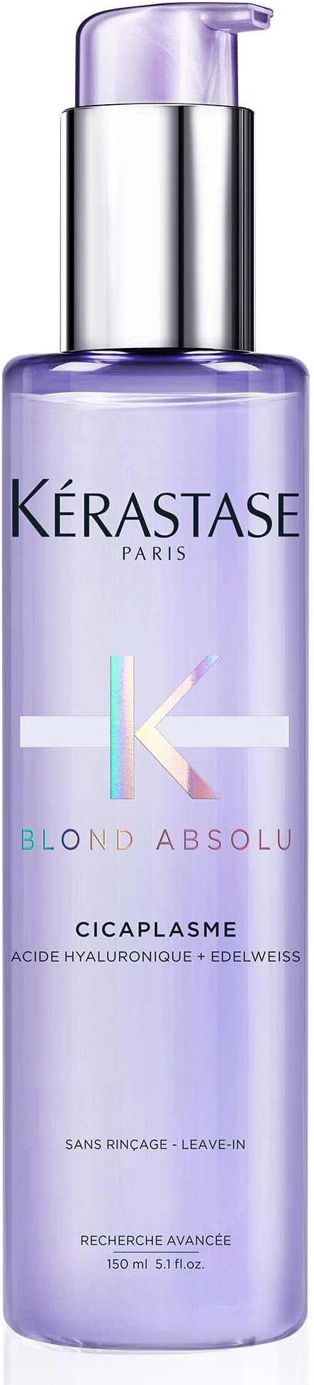 KÉRASTASE Blond Absolu - Cicaplasm - Thermo-Protective Hair Serum - Intense Repair & Shine - Hyaluronic Acid - Edelweiss & UV Filters - Bleached or Highlighted Blonde Hair - 150 ml - Image 1