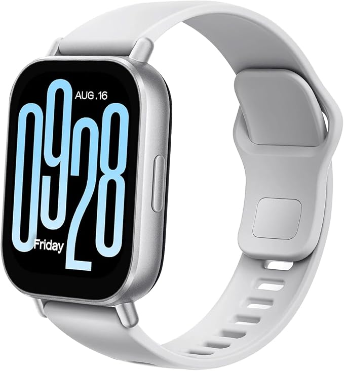XIAOMI Redmi Watch 5 Active, Smart Watch with 2 Inch LCD Display, 18 Day Battery, Bluetooth Calls, 5ATM Waterproof, Heart Rate Monitoring and SpO2 Monitoring, 140+ Fitness Modes, Silver - Image 1